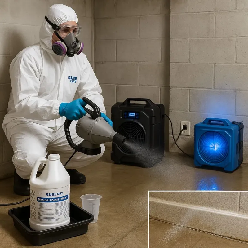 Sanitization and Odor Removal process in Mukwonago, WI