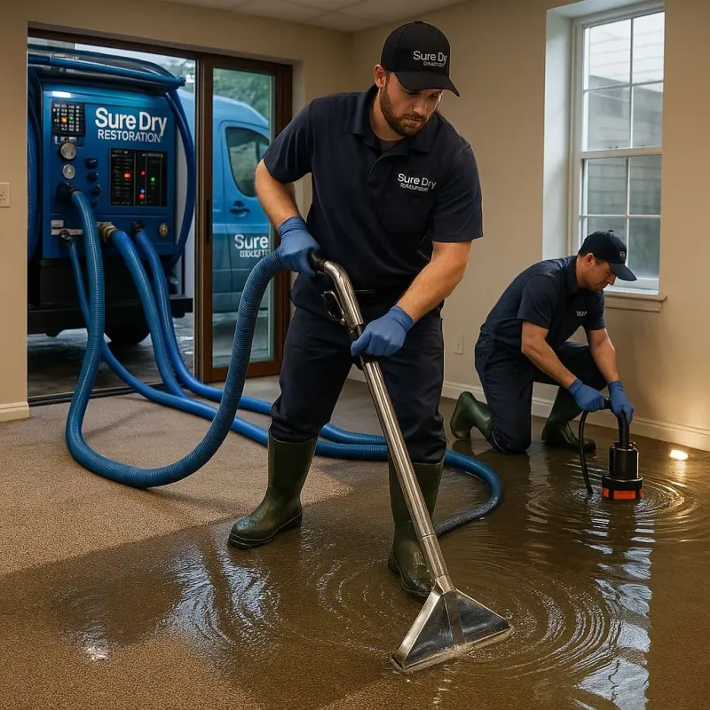 Water Extraction and Removal process in Mukwonago, WI